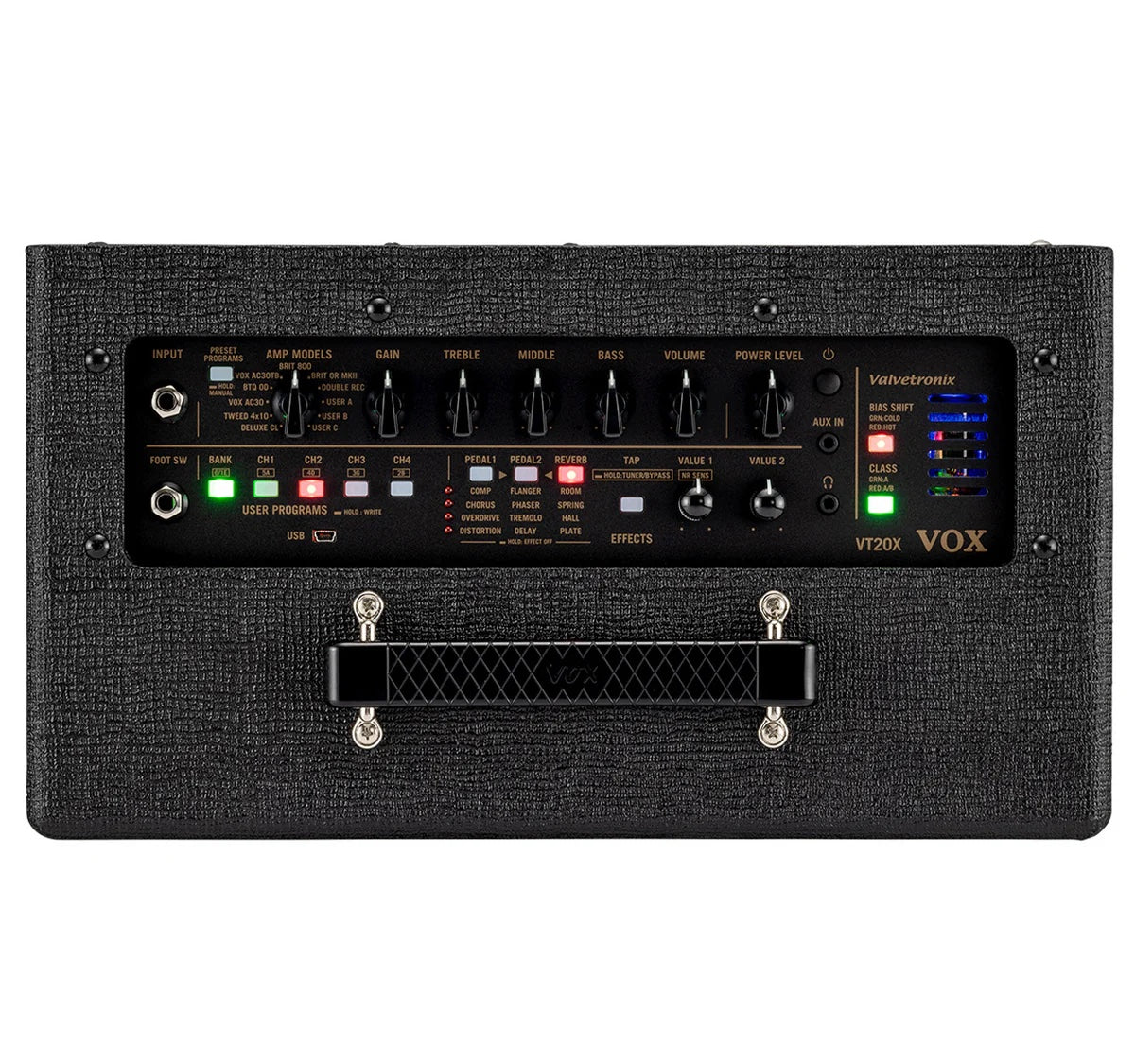 Vox VT20X Classic Blue Valvetronix 20w 1x8" Combo Amp