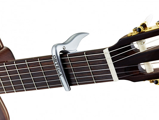 Ortega Flat Guitar Capo - Chrome