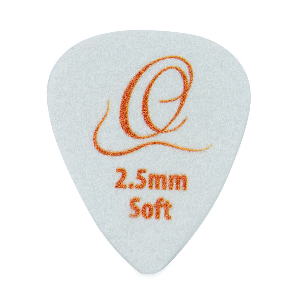Felt Pick Ortega Flex Tech Soft - Composite Felt Picks - Goldenrod – Hippo Guitars