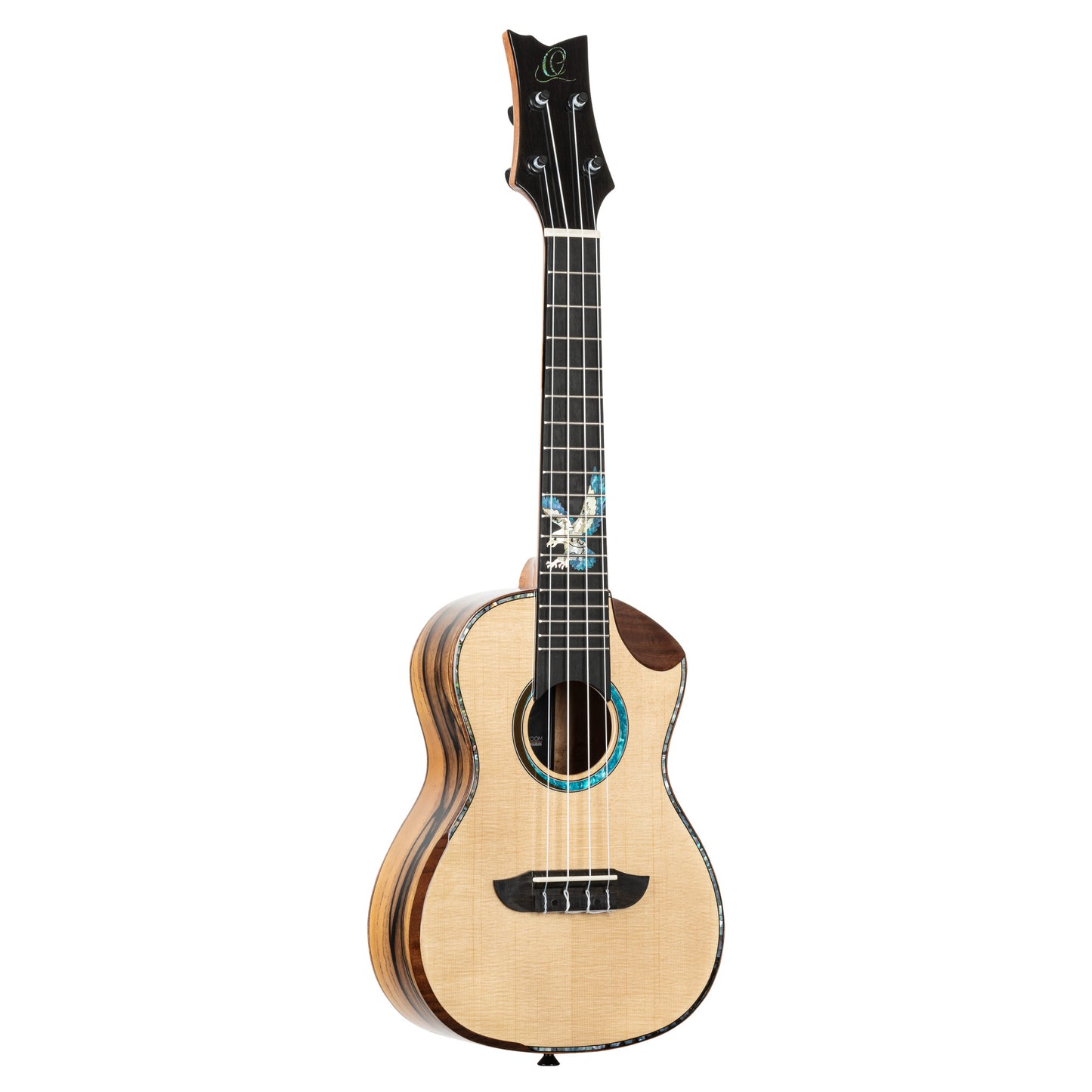 ORTEGA The Private Room Series Concert Ukulele  - Spruce / White Ebony Natural + Bag