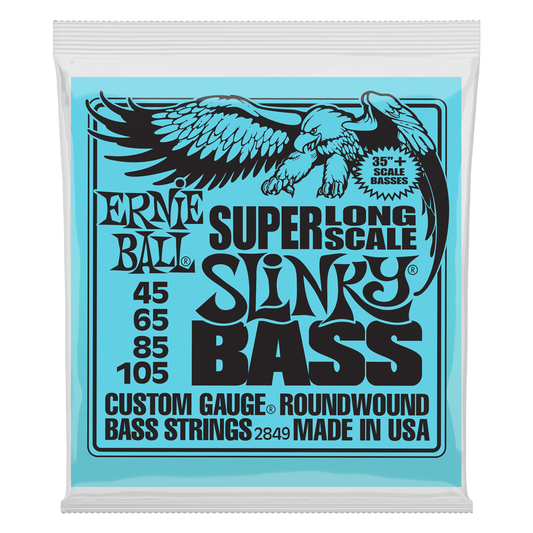 Ernie Ball Super Long Bass Guitar Strings (.045 -.105)