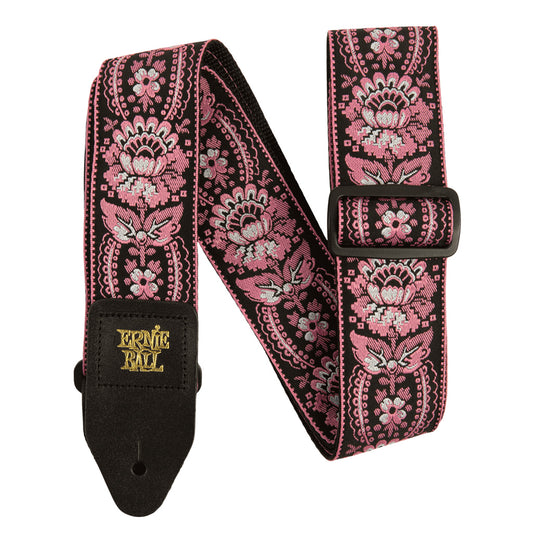 Ernie Ball Jacquard Guitar Strap - Pink Orleans