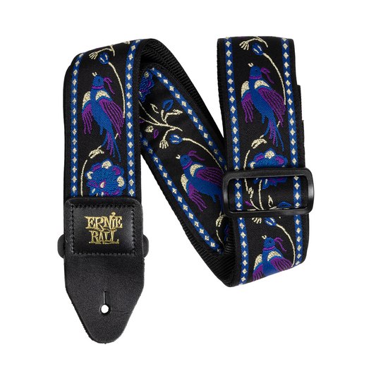 Ernie Ball Jacquard Guitar Strap - Purple Pleasant Pheasant