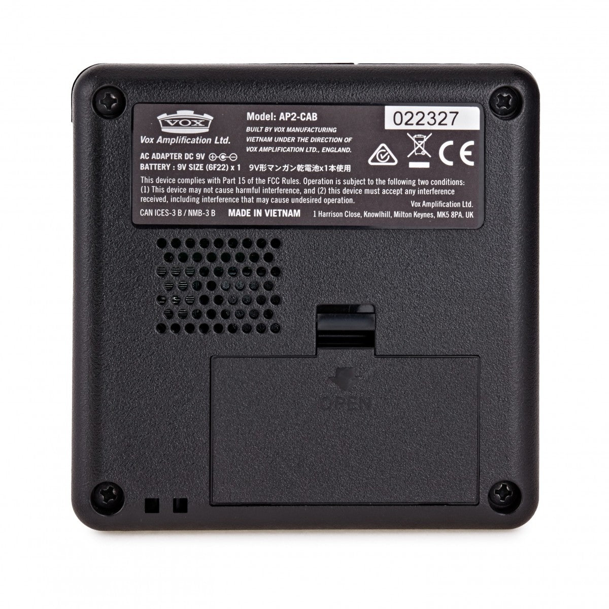 Vox amPlug2 2w 1x3" Cabinet