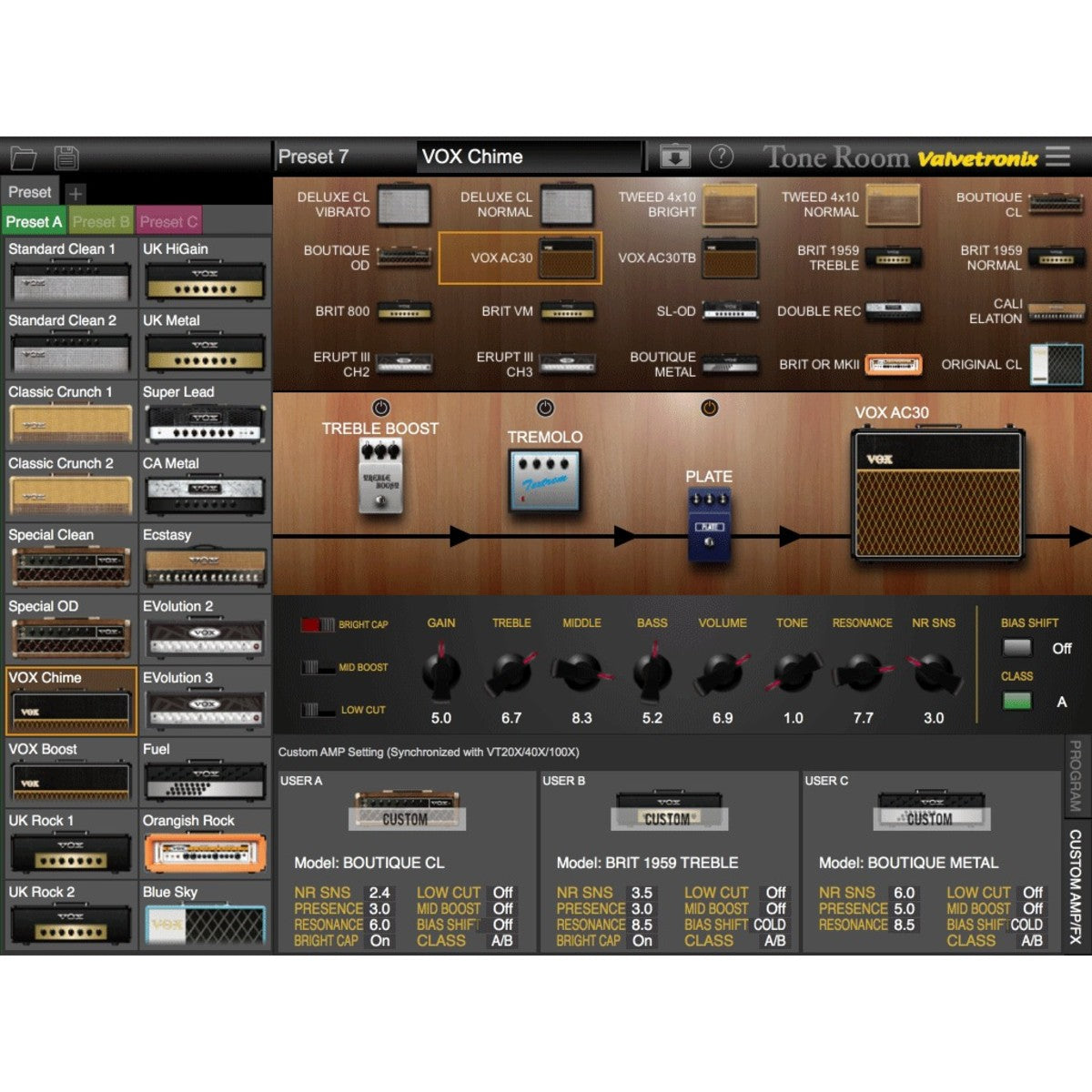 Vox VT20X Valvetronix 20w 1x8" Combo Amp