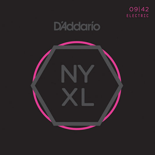 D'Addario NYXL0942 Nickel Wound, Super Light (.009 -.042)