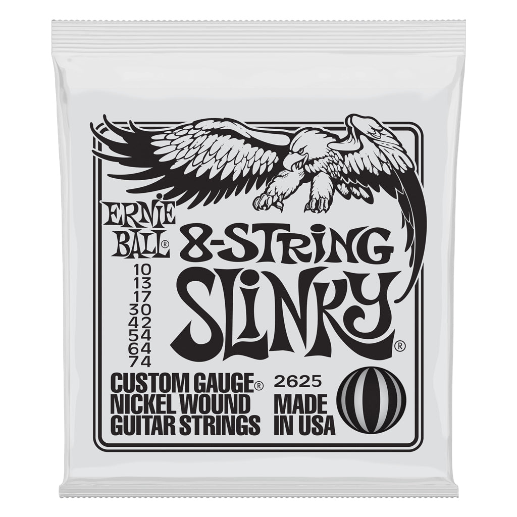 Ernie Ball 8-String Slinky Electric Guitar Strings (.010 -.074)