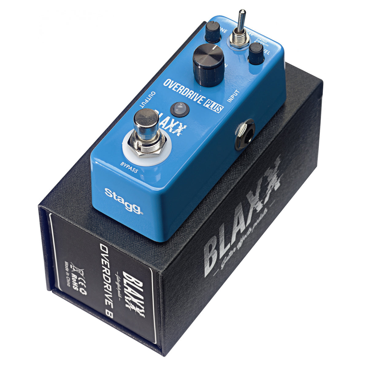Blaxx Mini Overdrive Effects Pedal with 2 Modes