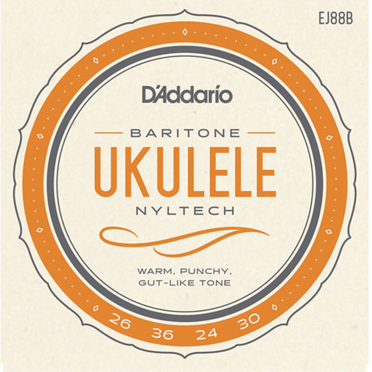 D'Addario EJ88B Nyltech Ukulele Strings - Baritone