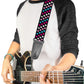 Buckle-Down Guitar Strap - Mini Stars