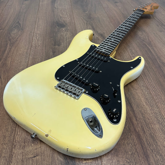 Pre-Owned Fender Stratocaster Hardtail - Olympic White - 1979
