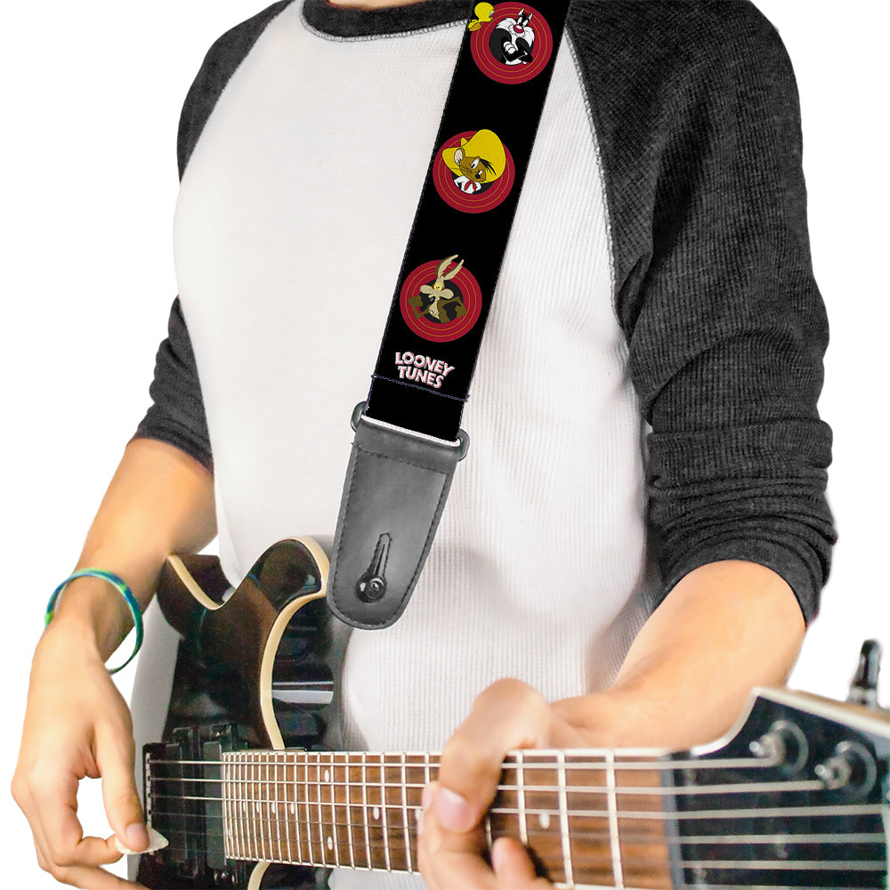 Buckle-Down Loony Tunes Guitar Strap - Characters