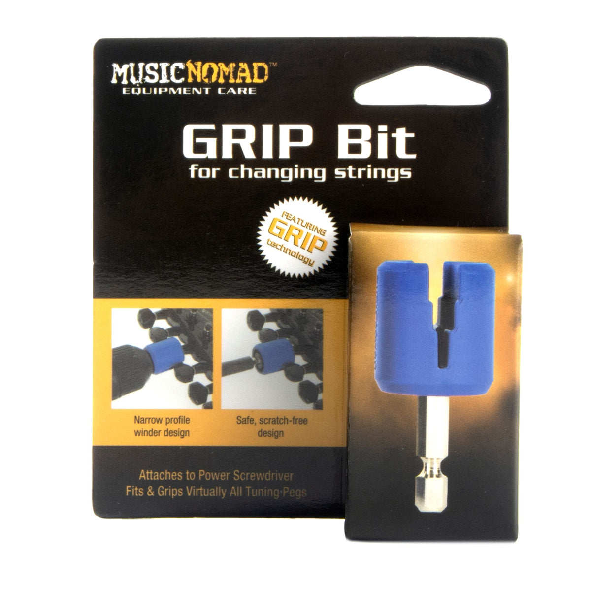Music Nomad Grip Bit - Peg Winder Attachment