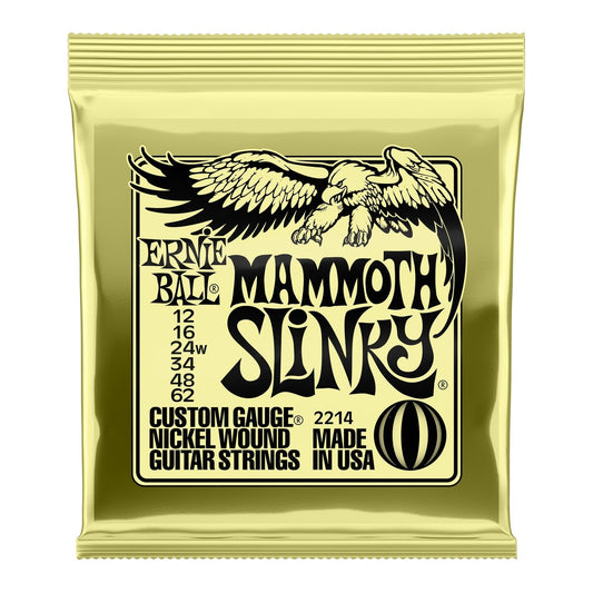 Ernie Ball Mammoth Slinky Electric Guitar Strings (.012 -.062)