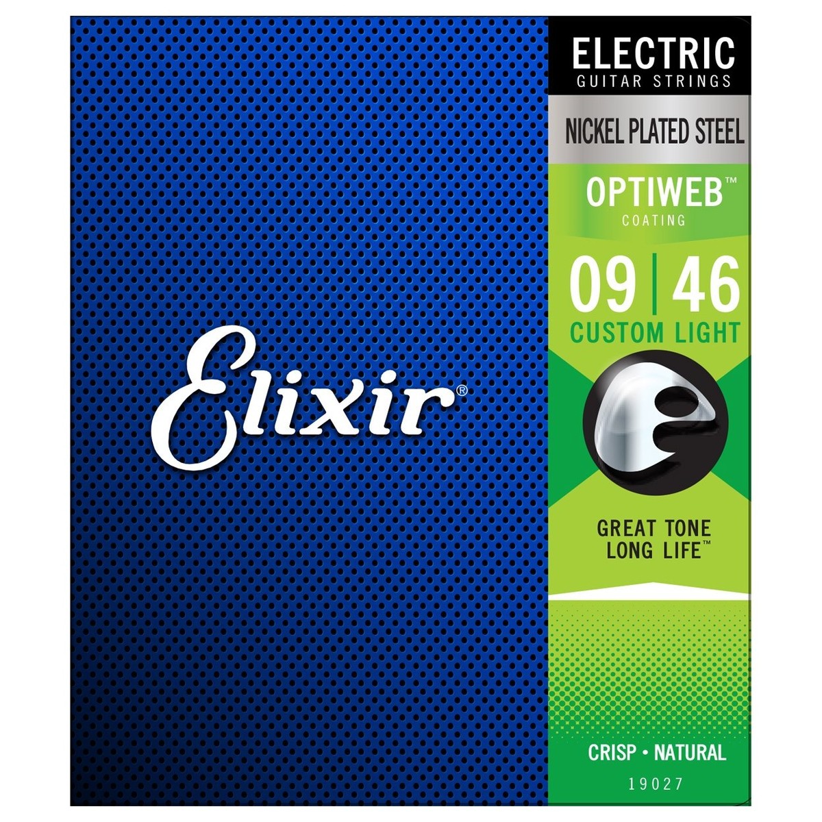 Elixir Optiweb Electric Guitar Strings (.009-.046) Custom Light