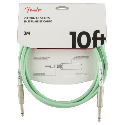 Fender Original Series Instrument Cable in Surf Green