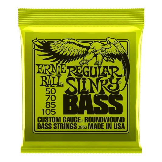 Ernie Ball Regular Slinky Bass Guitar Strings (.050 -.105)