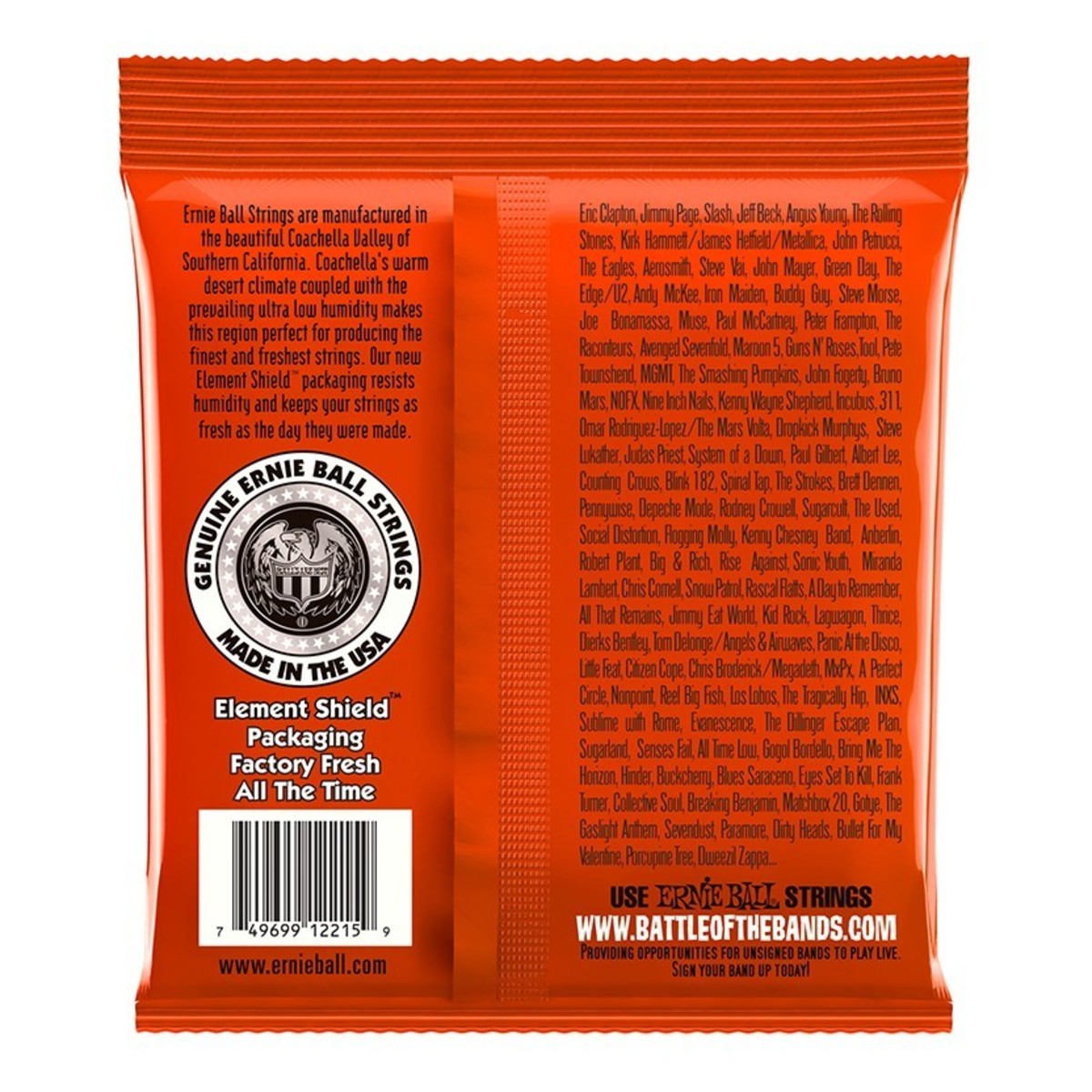 Ernie Ball Skinny Top Heavy Bottom Slinky Electric Guitar Strings .010 .052