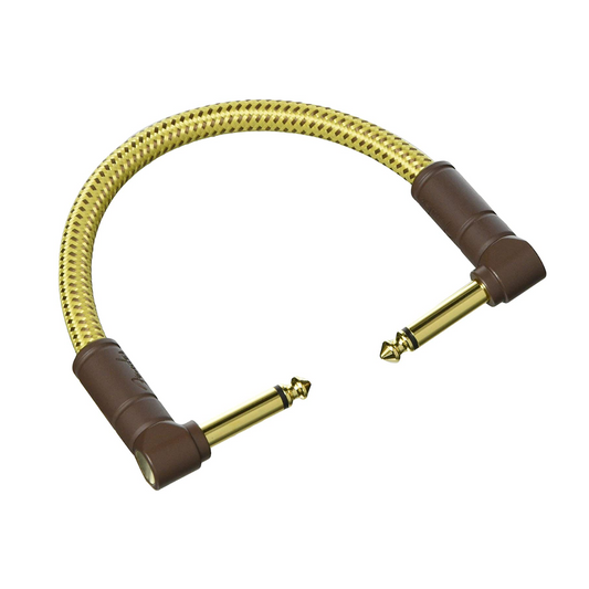 Fender Deluxe Series 6" Instrument Patch Cable in Tweed