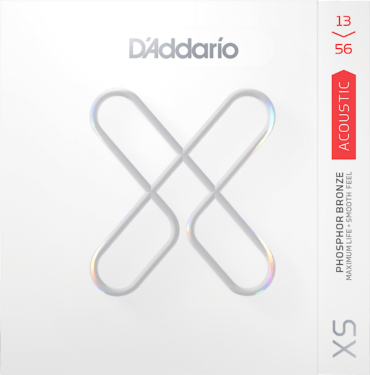 D'Addario XS Phosphor Bronze Coated Acoustic Guitar Strings (.013 -.056) Medium