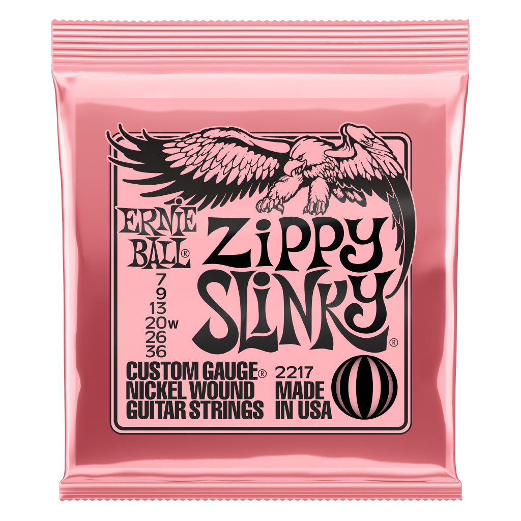 Ernie Ball Zippy Slinky Electric Guitar Strings (.007 -.036)