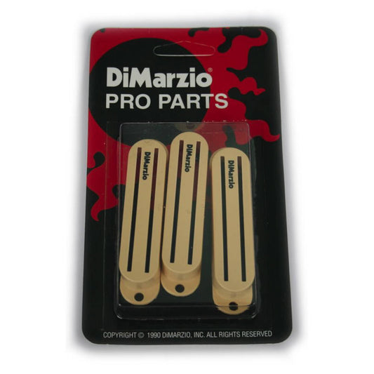 DiMarzio Pro Parts Fast Track Pickup Covers in Cream (Set of 3)