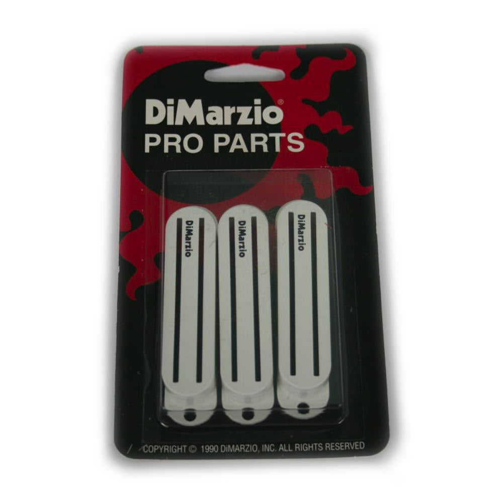DiMarzio Pro Parts Fast Track Pickup Covers in White (Set of 3)