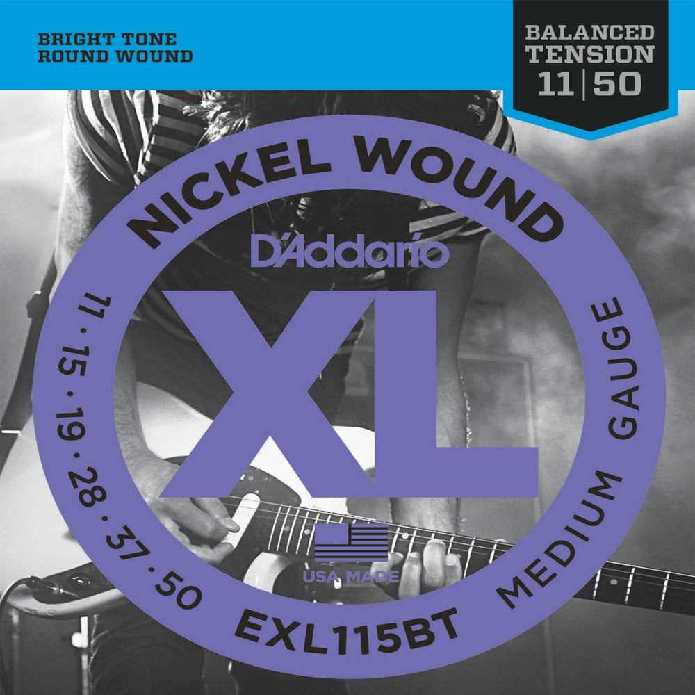 D'Addario EXL115BT XL Nickel Wound, Balanced Tension, Medium (.011 -.050)