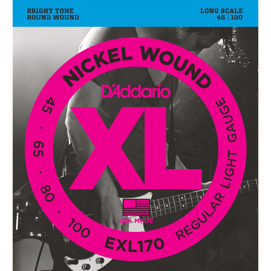 Cordes pour guitare basse - Nickel Wound - Label Emmaüs