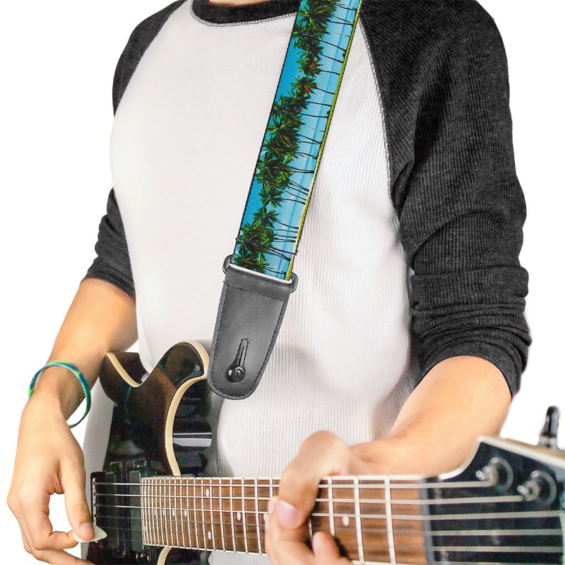 Buckle-Down Guitar Strap - Palm Trees